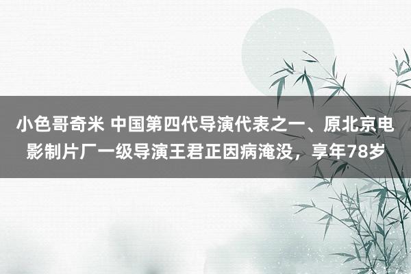 小色哥奇米 中国第四代导演代表之一、原北京电影制片厂一级导演王君正因病淹没，享年78岁